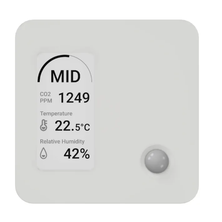Indeklimasensor med display