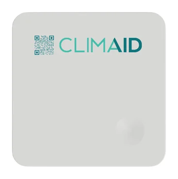 CLIMAID-Raumklimasensor mit QR-Code